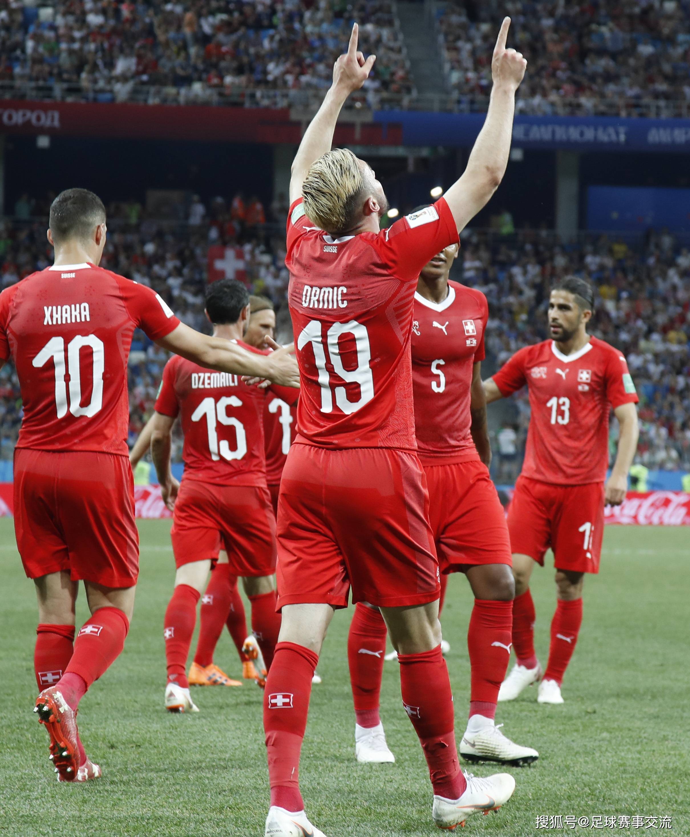 瑞士队突围成功，晋级欧国联淘汰赛