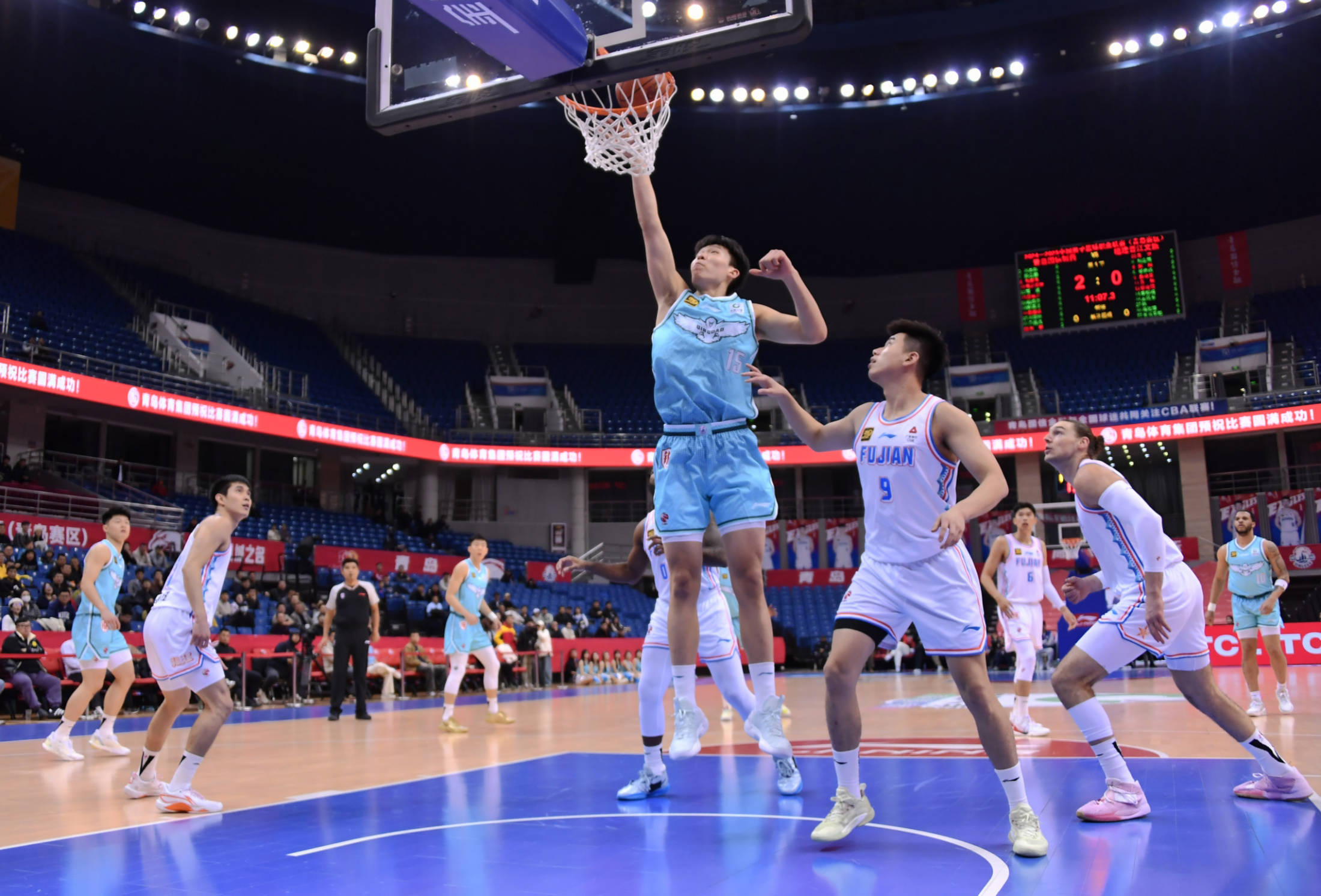 福建男篮不敌山东，客场遭遇两连败