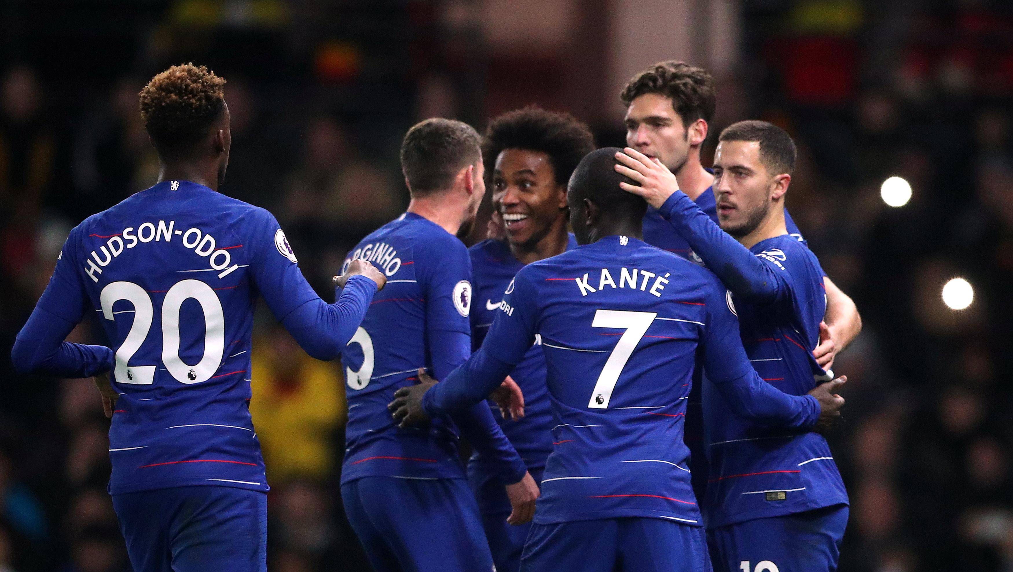 切尔西客场逆转沃特福德,继续追赶前四 切尔西客场逆转沃特福德,继续追赶前四